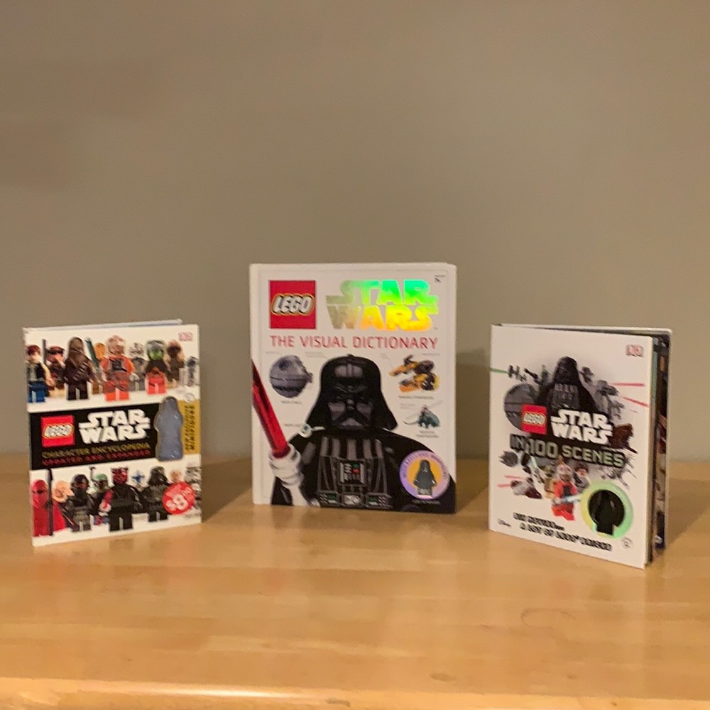 Lego Star Wars books missing minifigures